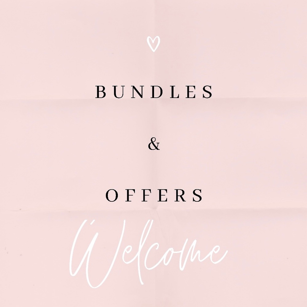 Bundles & Offers are Welcome💖